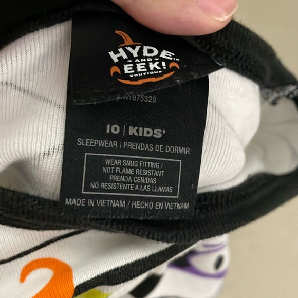 HYDE & EEK (TARGET) Size 10 UEC Glow-In-The-Dark Mummy Halloween Pajama Set - Picture 8 of 9